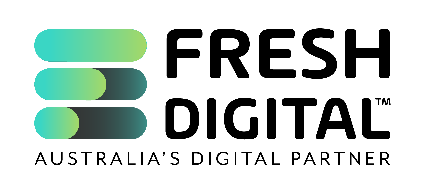 Fresh Digital logo, dark